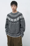 General Idea UNISEX Wool Snow Nordic Pullover