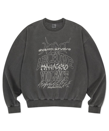Mahagrid Multi-Logo Pigment Sweatshirt