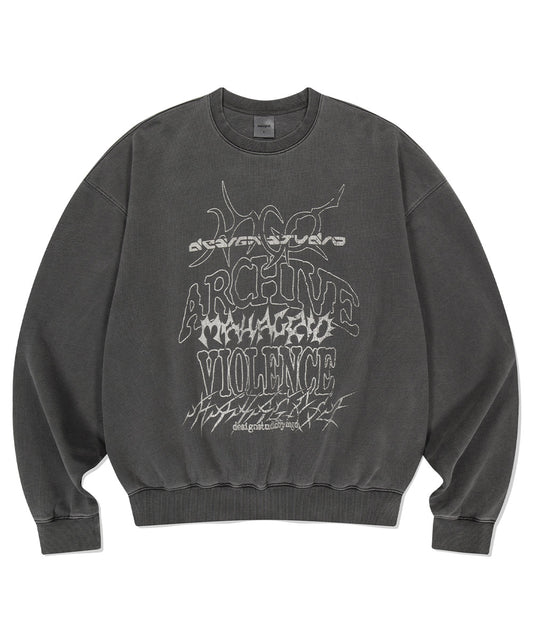 Mahagrid Multi-Logo Pigment Sweatshirt