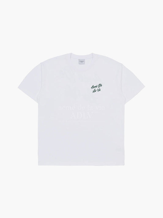 ADLV Script Logo Printing Short Sleeve T-Shirt