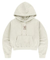 Mahagrid MGD SERIF LOGO CROP HOODIE