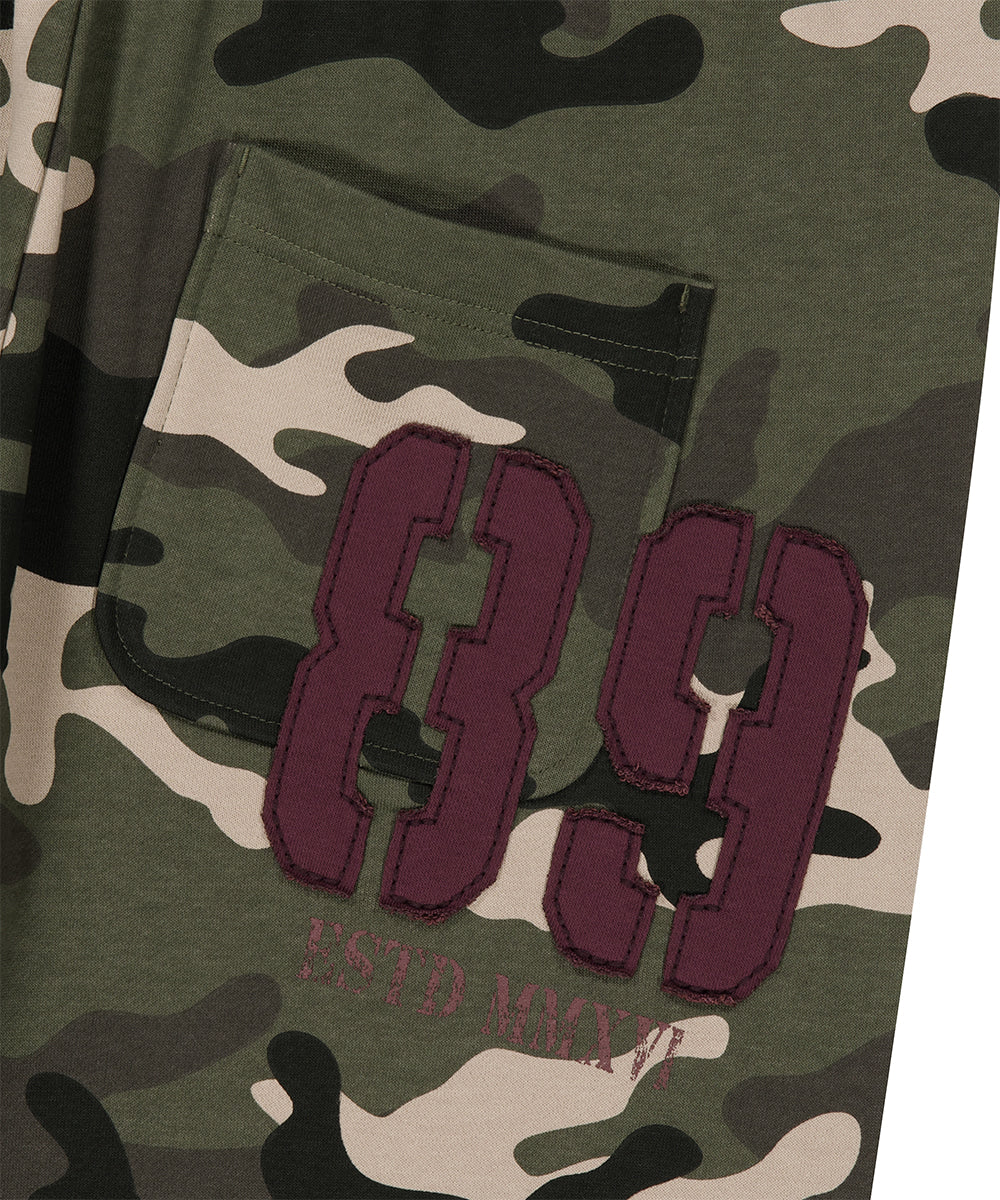 Mahagrid Camo Applique Sweatpant