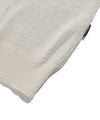 Nice Ghost Club 3 Stars Logo Knit Hoodie [Ivory]