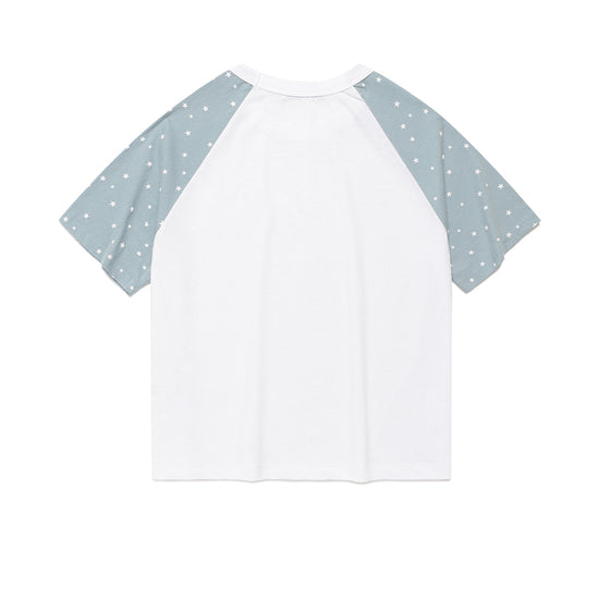 Cavish Cavish X LELBO Brown W Star Raglan Short Sleeve Tee