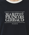 Marithé François Girbaud AEROCOOL CRACK CLASSIC LOGO RINGER TEE brown