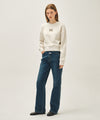 Marithé François Girbaud W HIGH STRAIGHT DENIM PANTS