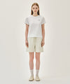 Marithé François Girbaud W SMALL REGULAR LOGO TEE
