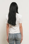 General Idea WOMAN Shoulder Padded Twist T-Shirt