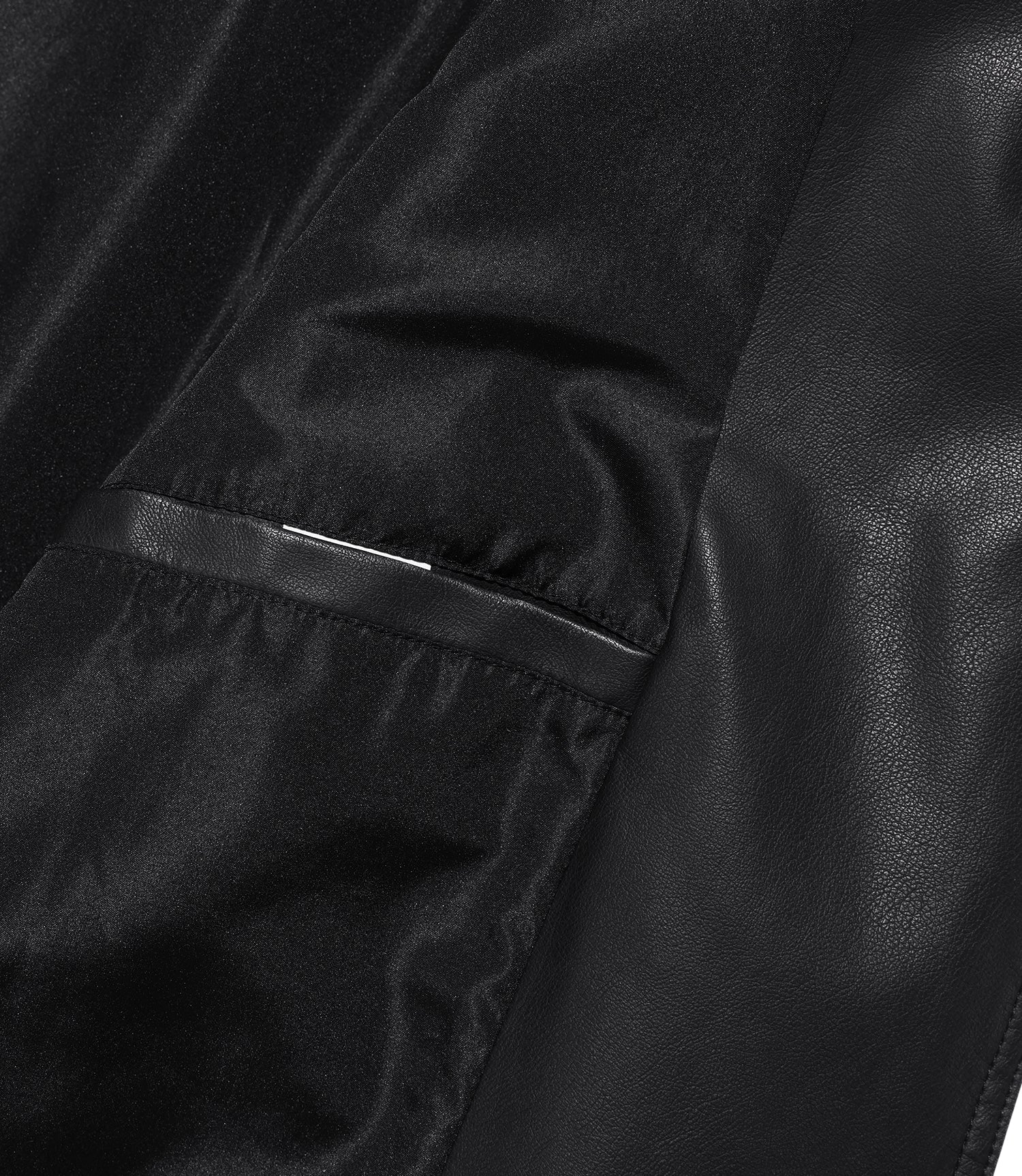Nice Ghost Club PU Leather Work Car Coat