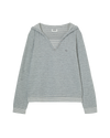 AEAE Hooded Henley Neck Tee