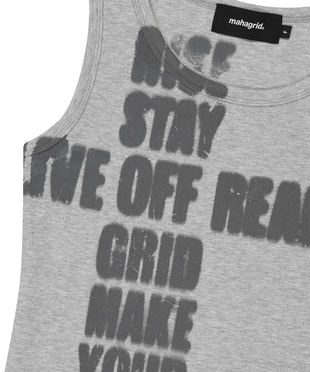 Mahagrid Rise Crack Tank Top