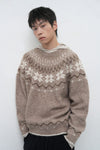 General Idea UNISEX Wool Snow Nordic Pullover
