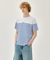 Marithé François Girbaud BLOCK STRIPE TEE
