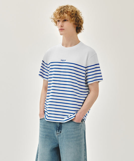 Marithé François Girbaud BLOCK STRIPE TEE