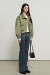 General Idea WOMAN Big Pocket Semi Crop Jacket