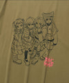 Nice Ghost Club Ghost Angels Photo Big Big Tee [Khaki]
