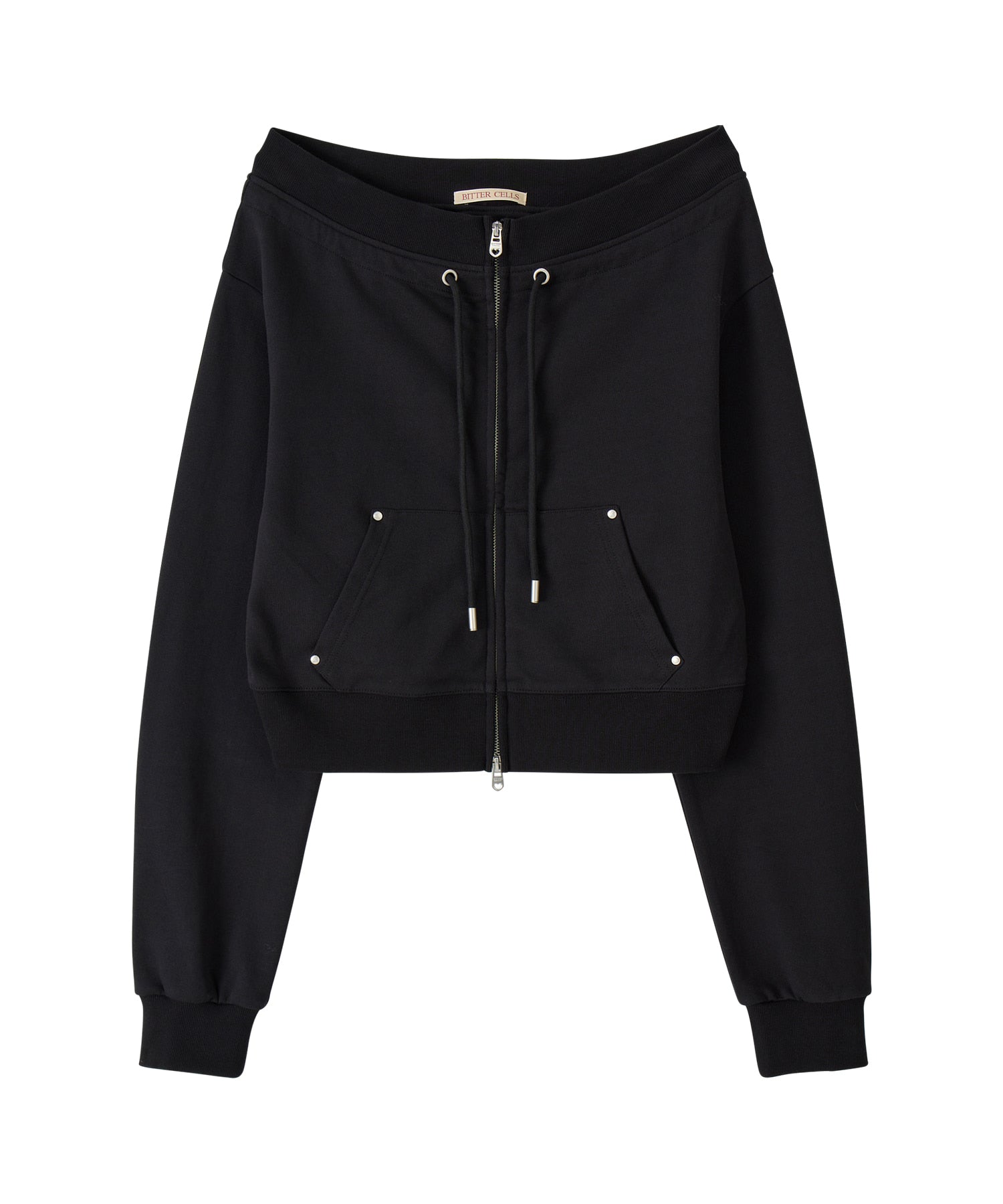 Bitter Cells Vera Off Shoulder Zip Up