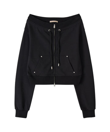 Bitter Cells Vera Off Shoulder Zip Up