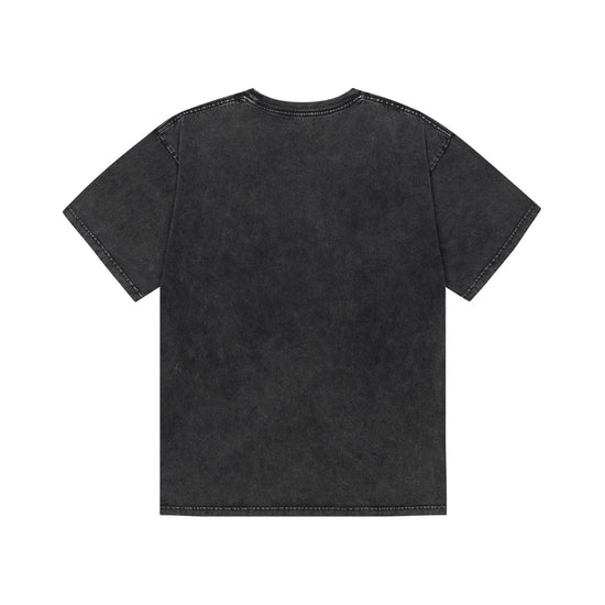 Mahagrid Washed Flag Tee Black