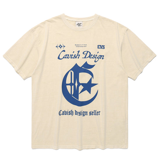 Cavish Pigment Century Short Sleeve Tee [Ivory]
