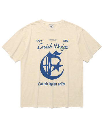 Cavish Pigment Century Short Sleeve Tee [Ivory]