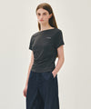 Marithé François Girbaud W WAIST SHIRRING TEE