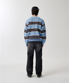 Mahagrid Mesh Stripe Knit