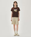 Marithé François Girbaud W AEROCOOL RESORT GRAPHIC TEE