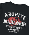 Mahagrid Flag Archive Tee Black