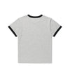 Cavish CAVISH APPLIQUE RINGER SHORT SLEEVE TEE [MELANGE GREY]