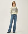 Marithé François Girbaud W STRIPE KNIT CARDIGAN