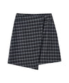 Bitter Cells Jane Check Wrap Skirt