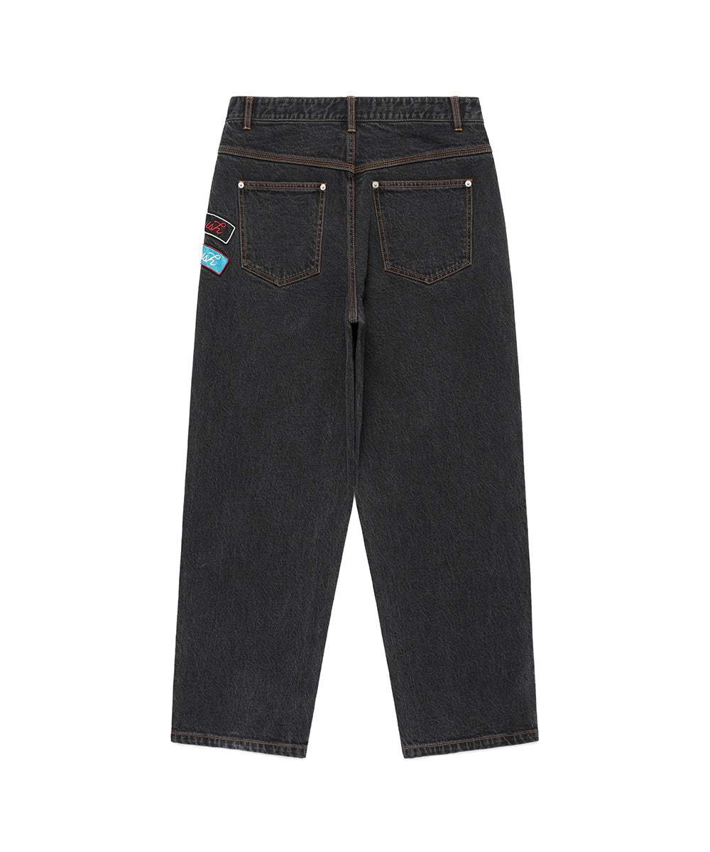 Cavish Patchwork Denim Pants