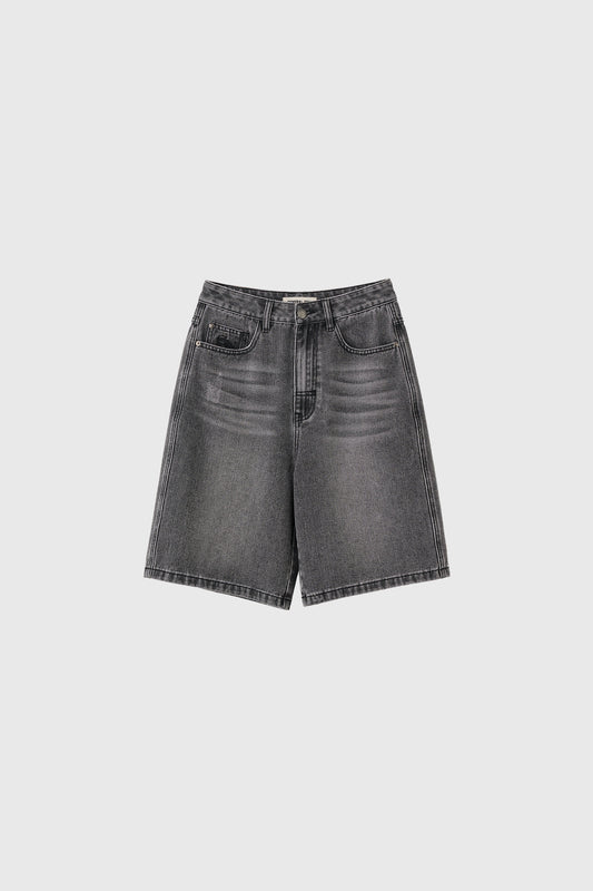 General Idea WOMAN Wide Bermuda Denim Pants