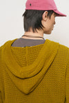 General Idea UNISEX Crochet Hooded Knit
