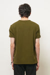 General Idea MAN Waffle Henley Neck Short Sleeve T-Shirt