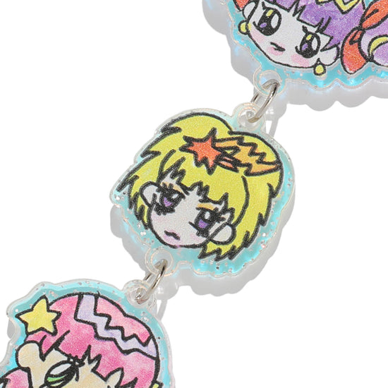 Nice Ghost Club Soul Pussy Cat Ghost Soul Girl Acrylic Keychain [Mix]