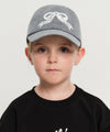Marithé François Girbaud Kids Washed Lace Ribbon Cap
