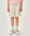 Marithé François Girbaud [6/17 Pre-Order] KIDS CLASSIC LOGO SWEAT SHORTS oatmeal