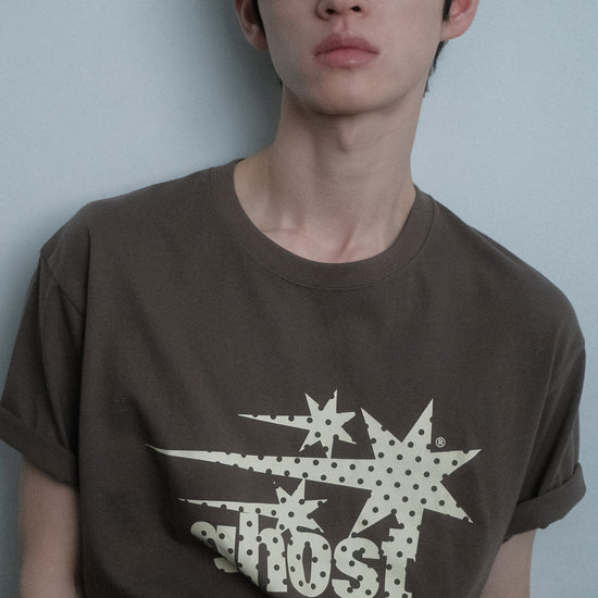 Nice Ghost Club Dot Symbol T-Shirt in Brown – Size L (6/11 Pre-Order)