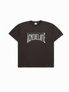 ADLV Varsity Logo Embossing Printing Short Sleeve T-Shirt