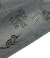 Nice Ghost Club Doodle Graphic Wide Jeans