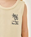 Marithé François Girbaud Kids Terry Sleeveless Top and Pants Set - Navy