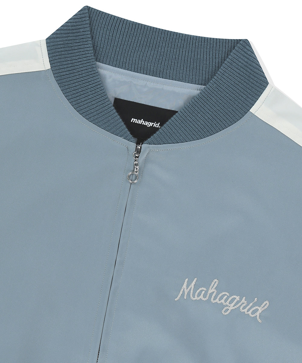 Mahagrid Rope Logo Satin Jacket