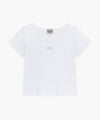 Marithé François Girbaud W FLOWER SLIM CROP TEE