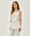 Marithé François Girbaud W SHIRRING SLEEVELESS DRESS