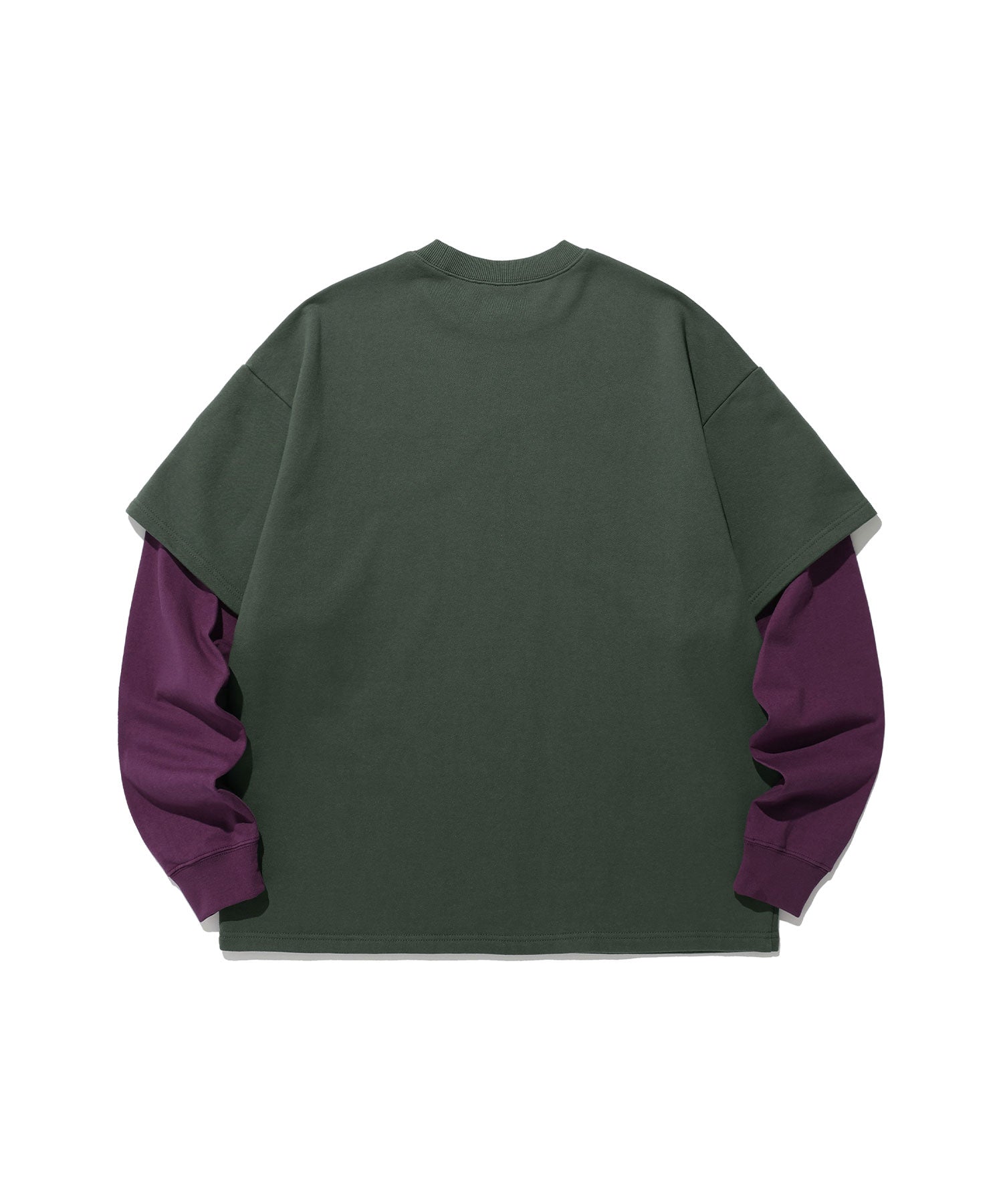 Nice Ghost Club Pixel Skeleton Layered Sweatshirt [Khaki]