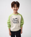 Marithé François Girbaud Kids Color Block Raglan Sweatshirt Navy