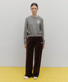 Marithé François Girbaud Marithé François Girbaud Sport W M+FG Logo Crop Pullover Melange Gray