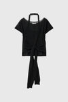 General Idea WOMAN Sheer Halterneck Layered Knit Set